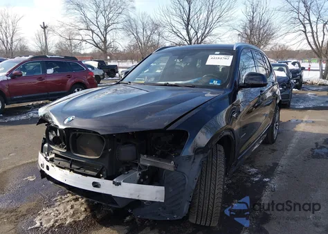 2016 BMW X3 xDrive35I z USA, uszkodzony, nr VIN 5UXWX7C5XG0S16565